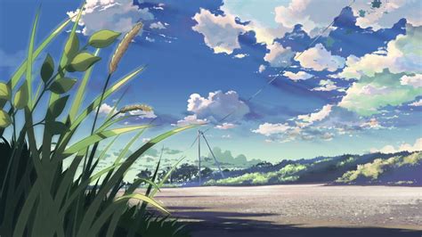 anime wallpaper nature|aesthetic anime nature wallpaper.